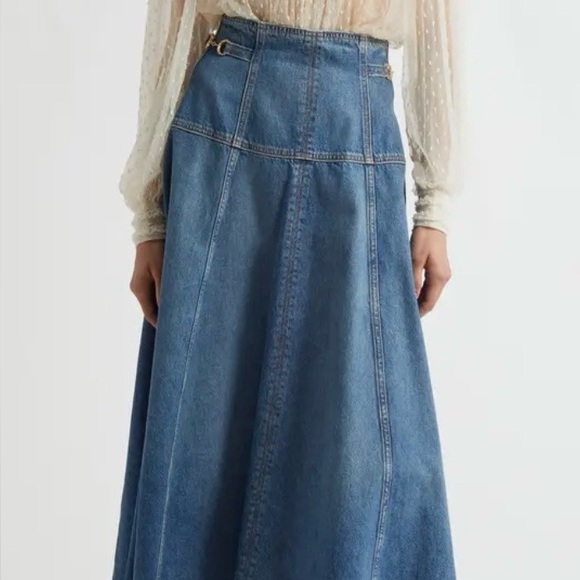 Ulla Johnson Brigette Denim Skirt - Picture 5 of 5